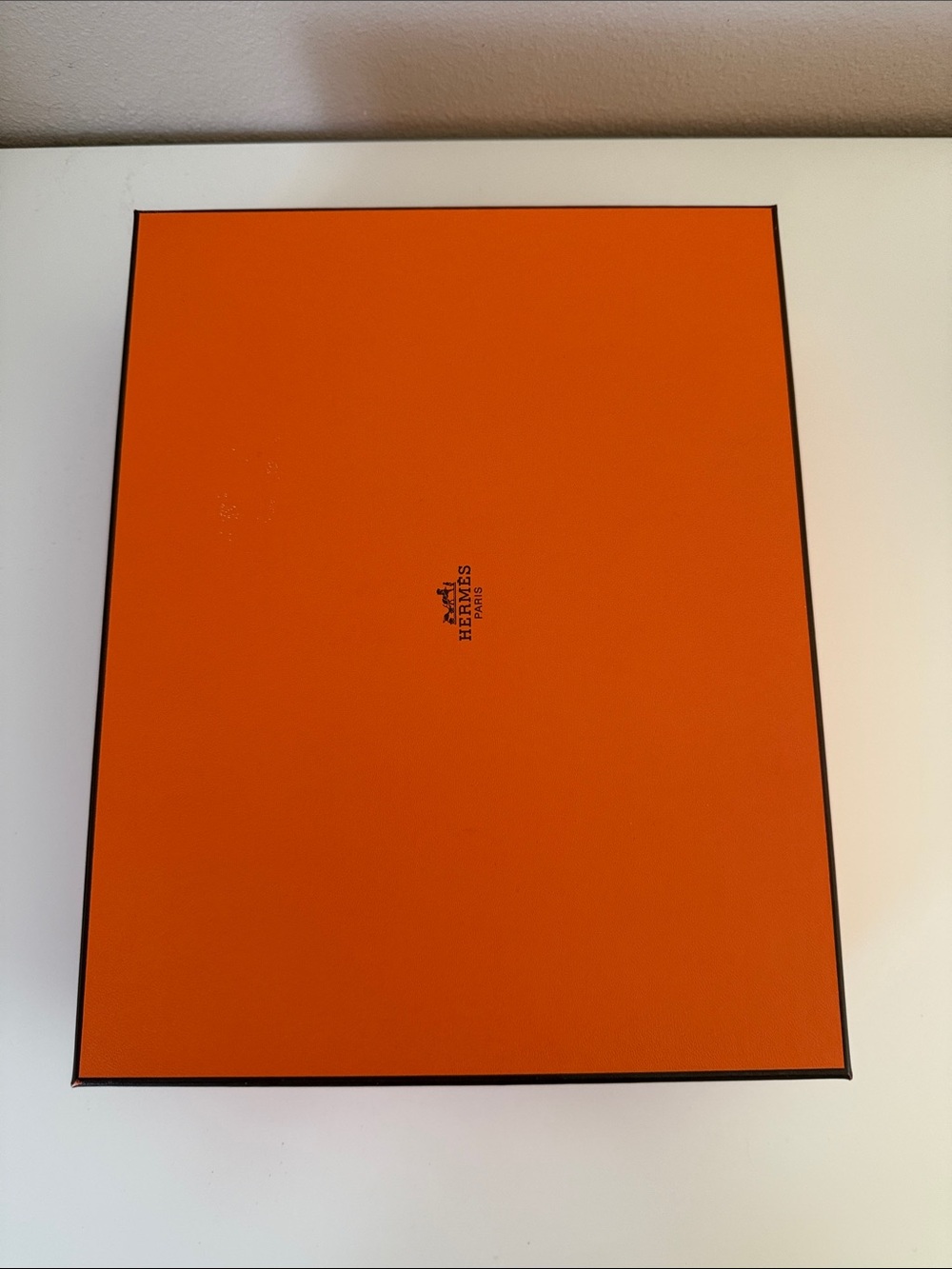 Hermes Orange Shoe Box